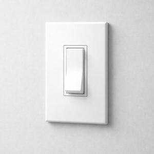 Apagador residencial blanco moderno