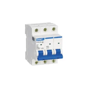 Mcb - Interruptor 3P A Termomagnético Riel Din, Serie: NXB-63, Curva: C, 240/415v, 6ka, Rohs Chint - Eléctrica de Cobre